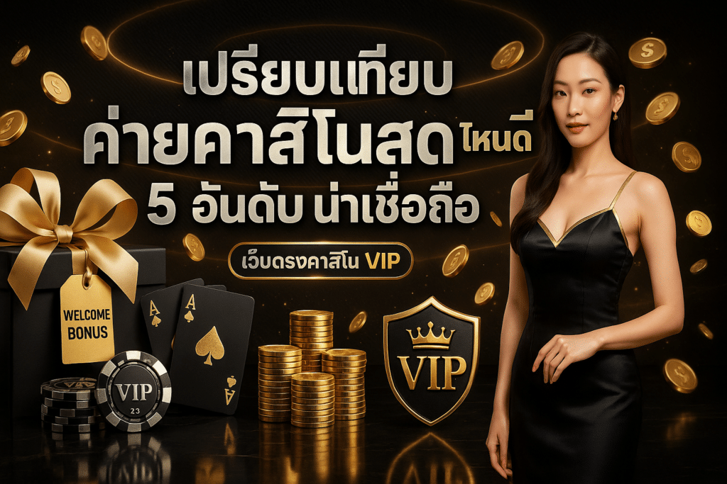 เปรียบเทียบ ค่ายคาสิโนสด ไหนดี