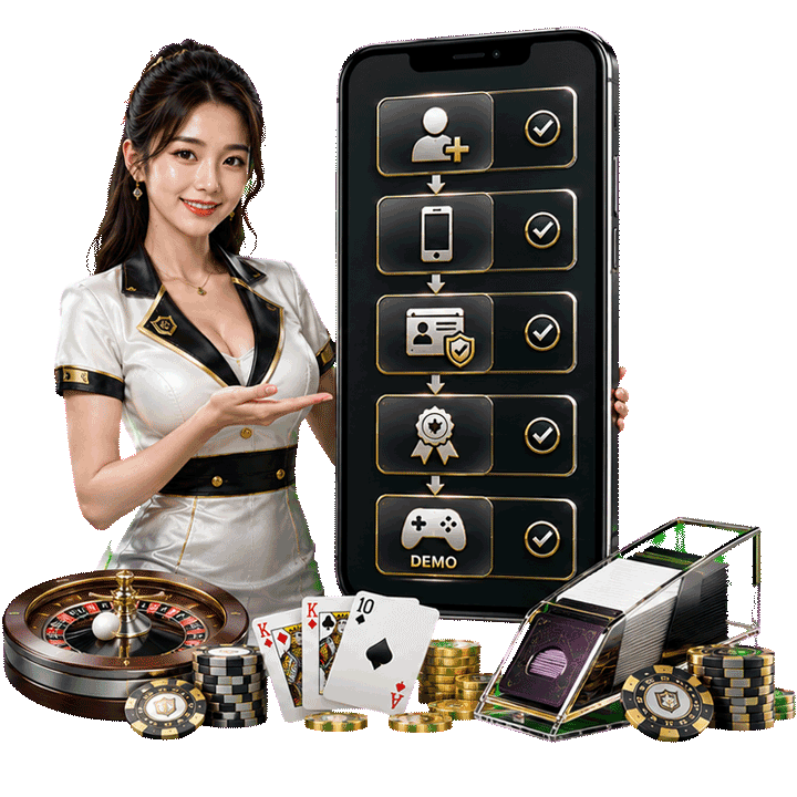 เล่นคาสิโน สมัครฟรี ขั้นตอนง่าย รับสิทธิทดลองทันที